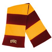 USC Trojans Cardinal and Gold Coastal Rugby Scarf